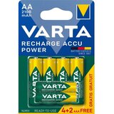 Varta -567R2USO set od 6 punjive nimh baterije 4xAA 2100mAh + 2xAAA 800mAh, Ready2use, cena po 1 kom. | ePonuda.com