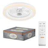 LED prigušiva svetiljka sa ventilatorom SOLANO LED/26W/230V 3000/4000/6500K + daljinski upravljač