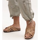 Gemre Ribera shiny cork-soled slippers | shoptok.hr