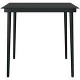  3-dijelni vrtni blagovaonski set s jastucima od crnog | shoptok.hr