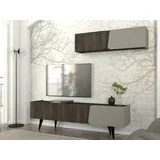 TV regal Piazza, 180x37x190 cm, Riversand-Cura