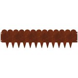  Ograda oko Travnjaka 30 pcs 103 x 25 cm Čelik Rđa | shoptok.hr