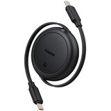 Baseus Free2Pull Mini Charging Cable USB-C USB-C 60W 1m, Black | shoptok.hr