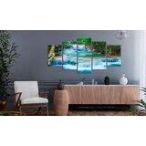  Slika - Blue Waterfall in Kanchanaburi Thailand 100x50 | shoptok.hr