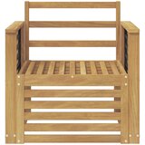 Set vanjskih sofa Čvrsto drvo akacije Bijela | shoptok.hr