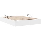  Otomanski krevet Čista bijela 140 x 200 cm Lažna koža | shoptok.hr