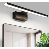 Nettlife črna sodobna LED svetilka za kopalniško ogledalo ali omaro, 40 × 5,1 × 12,8 cm, največ 8 W, 4000 K, IP44, (5000491229) Cene