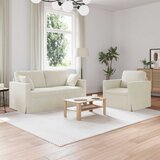  Set sofe 2 pcs Krema 158 x 78 x 80 cm Baršun | shoptok.hr
