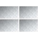 vidaXL Srebrna Aluminij 60 x 40 x 0.3 cm Neklizeće Stepenice | shoptok.hr