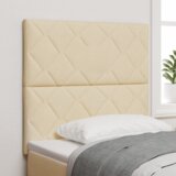  LED uzglavlje geometrijski dizajn krem 90 cm tkanina | shoptok.hr