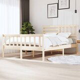 The Living Store Posteljni okvir 150x200 cm trdnega lesa - Posteljni Okvir, (21526949) Cene