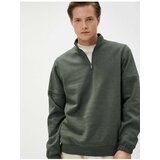 Koton 4WAM70122MK Cotton Men's Sweatshirt GREEN cene