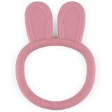 Petite&Mars Silikonska grizala Bunny 0 m+, Dusty Rose | Shoptok.si