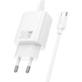 Hoco USB-C QC PD 30W zidni punjač za telefon + USB C na USB C kabel N62 bijeli Cijene