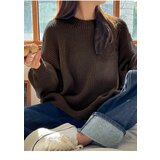 Dewberry 13242 Oversize Women Sweater-COFFEE cijene
