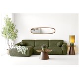 House Nordic Zelena kotna sedežna garnitura (levi kot/z ležalnikom) Clyde – | Shoptok.si