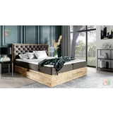 Meble Gruška Boxspring postelja Wood3 - 180x200 cm