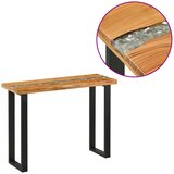  Konzolna stolica Smeđa 100 x 35 x 75 cm Čvrsto teak drvo | shoptok.hr