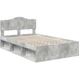  Konstrukcija postelje Beton 120 x 200 cm Masivno borovo les, (5000102385) | Shoptok.si