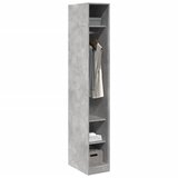  Ormar siva boja betona 30 x 50 x 200 cm od konstruiranog drva | shoptok.hr