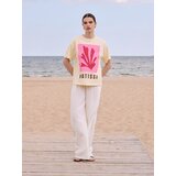 Reserved LADIES` TROUSERS & BELT - krem | shoptok.hr