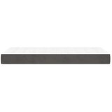 vidaXL Vzmetnica z žepkasto vzmetjo temno siva 100x210x20 cm žamet | Shoptok.si