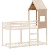 vidaXL Streha za otroško posteljo 55x99x139,5 cm trdna borovina | Shoptok.si