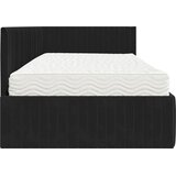  Kutni krevetni okvir s madracem 2 kom. Crna 100 x 200 cm Baršun | Shoptok.si