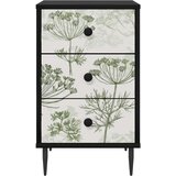  Noćni ormar GOTHA 2 kom. Crni hrast 36 x 33 x 61 cm | shoptok.hr
