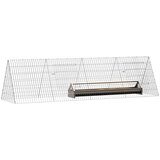  Kletka za pi&amp;scaron;čance srebrna 215 x 55 x 55 cm Cinkana jeklena, (5000204310) Slike