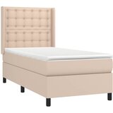  box spring madrac LED cappuccino 100x200cm umjetna koža | shoptok.hr