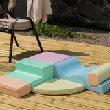  Blazine za plezanje, mehka igrala, 6 delni set blazin za otroka, poligon (pastelne barve) | Shoptok.si