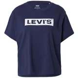 Levi's Majica 'Graphic Varsity Tee' tamno plava / bijela