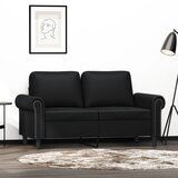 vidaXL Dvosed črn 120 cm umetno usnje Cene