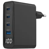 100W GaN USB brzi punjač – 4 priključka, TA‑UC‑PDQC100LCD‑01‑BK