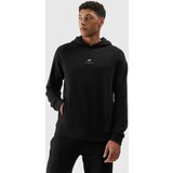 4f Men's Hooded Sweatshirt Without Fastening and Hooded Organic Cotton - Black Cijene
