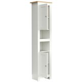 MID.YOU Visoka Omara Balusa, Bela, Barva Hrasta | Shoptok.si