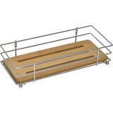 Tendance žičana polica 265X115X6CM METAL/BAMBUS BAMBUS Cene