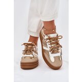 Boto Womens Platform Sneakers With Double Lacing Leopard Gold Studs | Shoptok.si