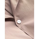 Ombre Men's short sleeve shirt with Cuban collar - light brown | Shoptok.si