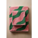 Jotex Zelena/rožnata bombažna brisača 50x70 cm Waves – | Shoptok.si