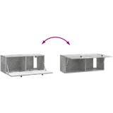TV ormar za zid 78,5 x 31 x 30 cm Betonska siva | shoptok.hr