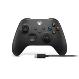 Xbox/ PC Series Controller Black + Cable for Windows USB-C