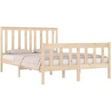  Posteljni okvir iz trdne borovine 135x190 cm, (20905260) | Shoptok.si