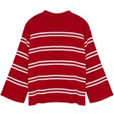 Trendyol Curve Red Striped Knitwear Sweater | shoptok.hr