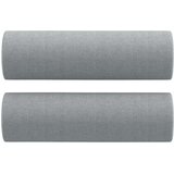  3-dijelni set sofa s jastucima svjetlosivi od tkanine | shoptok.hr