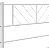 vidaXL Kovinsko vzglavje belo 200 cm | Shoptok.si