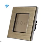 3G wi-fi pametni prekidači al zlatni (wifi touch switch)