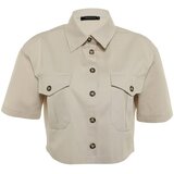 Trendyol Stone Pocket Detailed Shirt Cene'.'