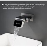ELITE EDITION Zidna armatura s prikazom temperature in preklopnim izlivom 180° – BSW1500 — Črna | Shoptok.si